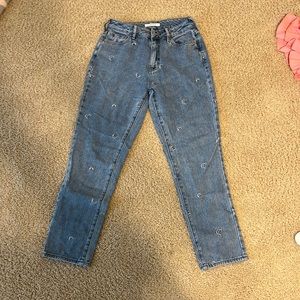 PacSun half moon jeans